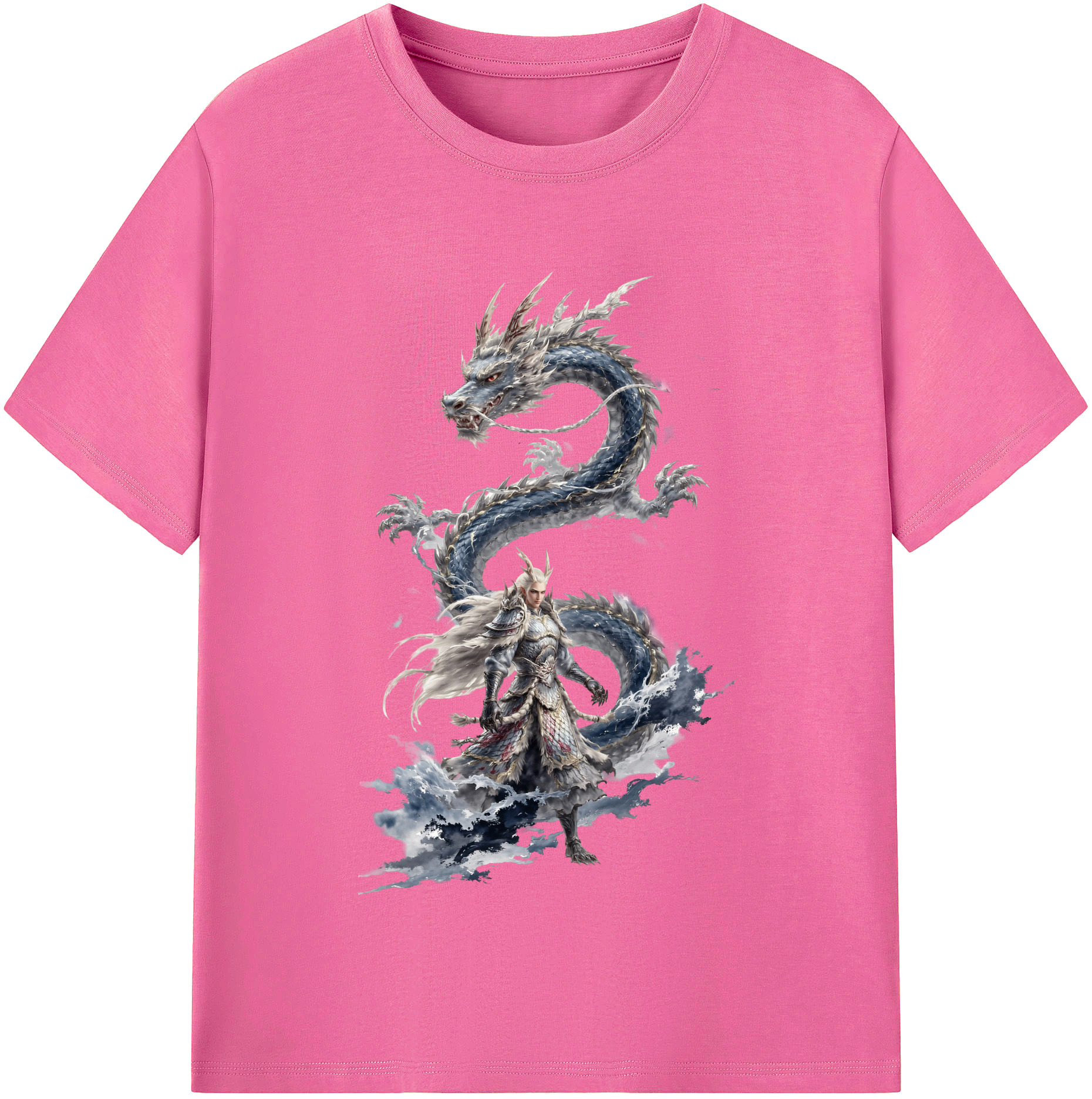 （画像用） Ne Zha 2 ナタ 魔童の大暴れ レディースカジュアルプリントTシャツ（綿100％）
